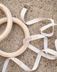 Straps for gym rings | white