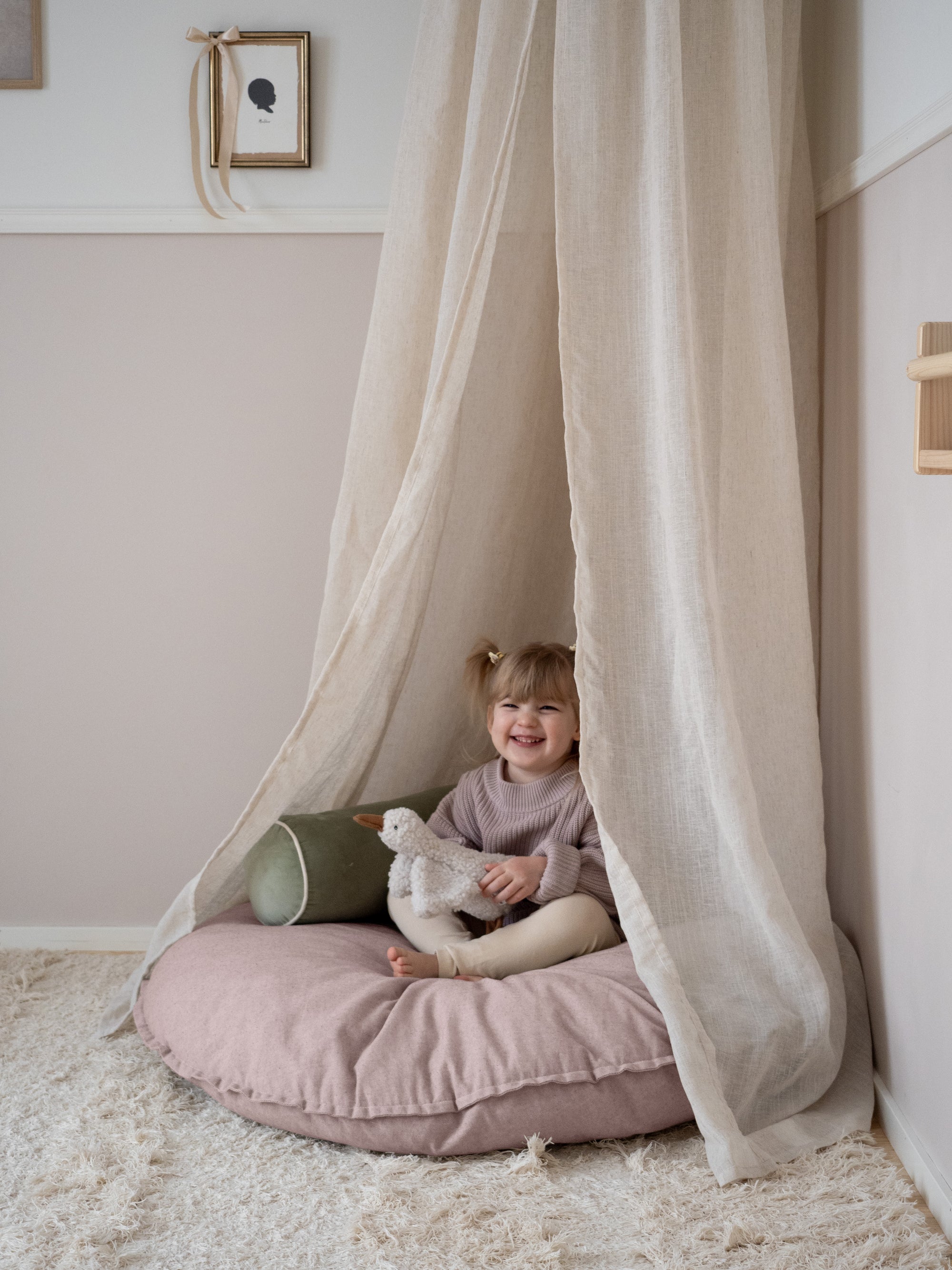 LEMPI cuscino da pavimento | rosa chiaro